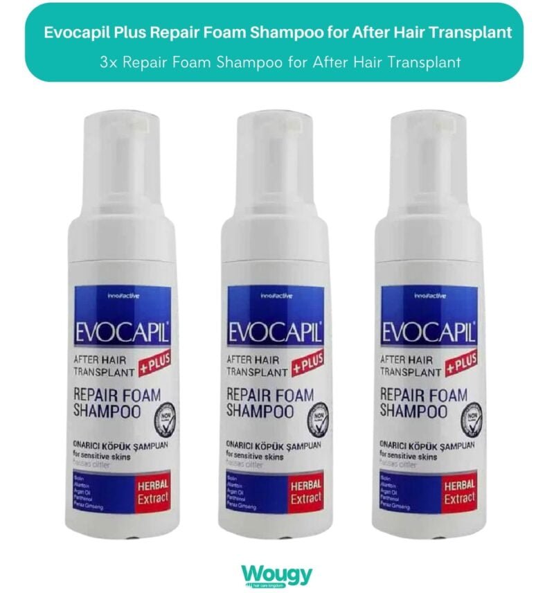 LOT Evocapil Plus Repair Foam Shampoo for After Hair Transplant jpg