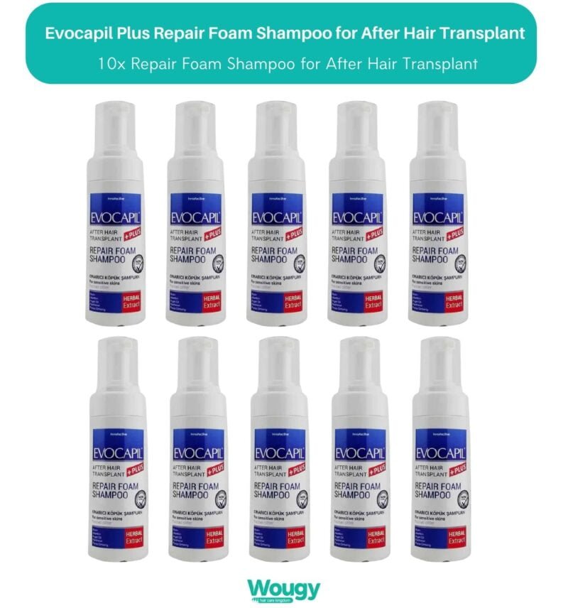 LOT Evocapil Plus Repair Foam Shampoo for After Hair Transplantx jpg