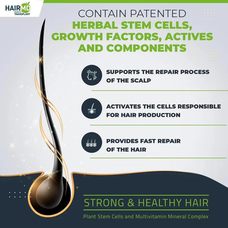 HairMD Transplant Clinical Hair Repair Shampoo webp