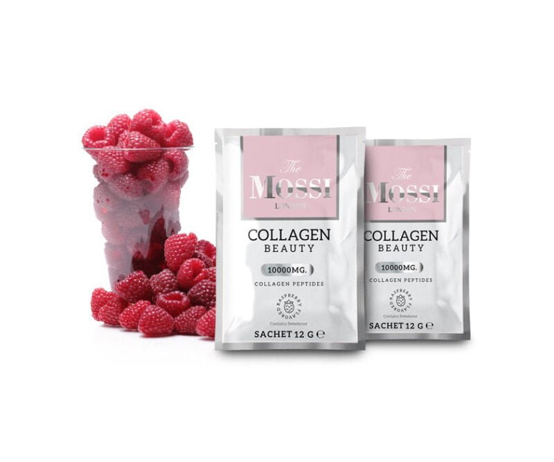 The Mossi London Collagen Beauty 10.000 mg Raspberry Flavored Sachet