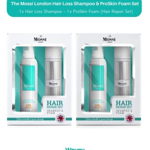 The Mossi London Hair Loss Shampoo ProSkin Foam Set jpg