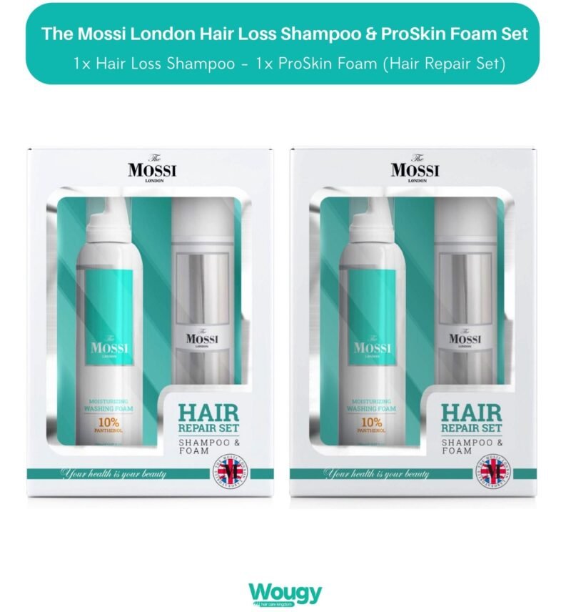 The Mossi London Hair Loss Shampoo ProSkin Foam Set jpg