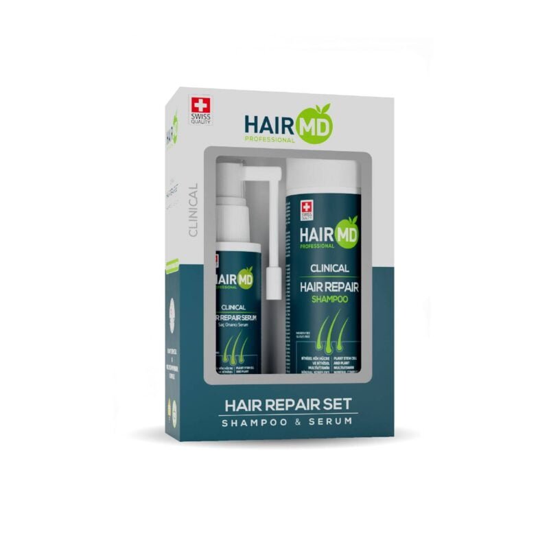 HairMD Clinical Hair Repair Set (Shampoo ml + Serum ml)