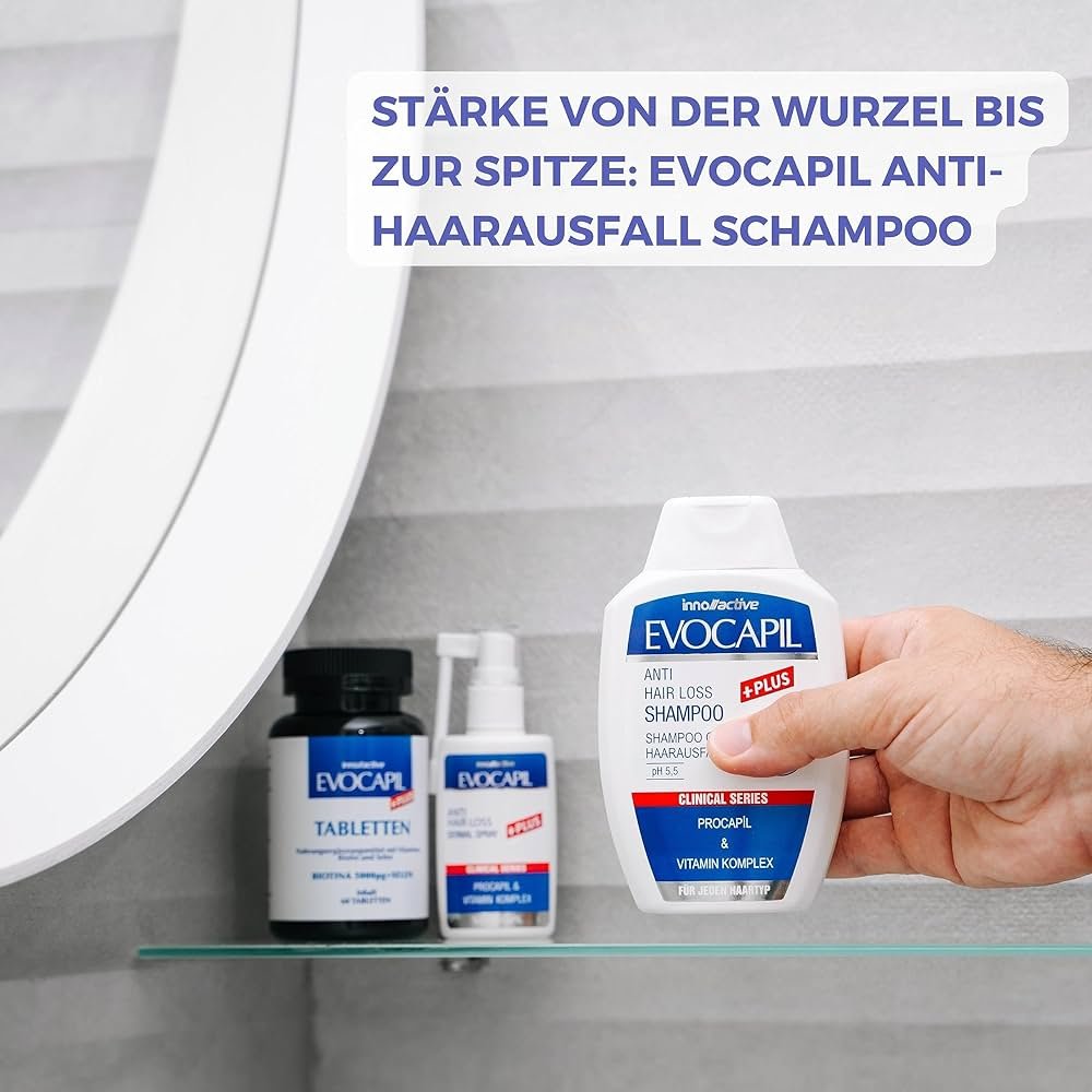 Wie verwende ich Evocapil-Haarshampoo?